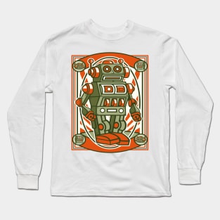 Vintage Robot Long Sleeve T-Shirt